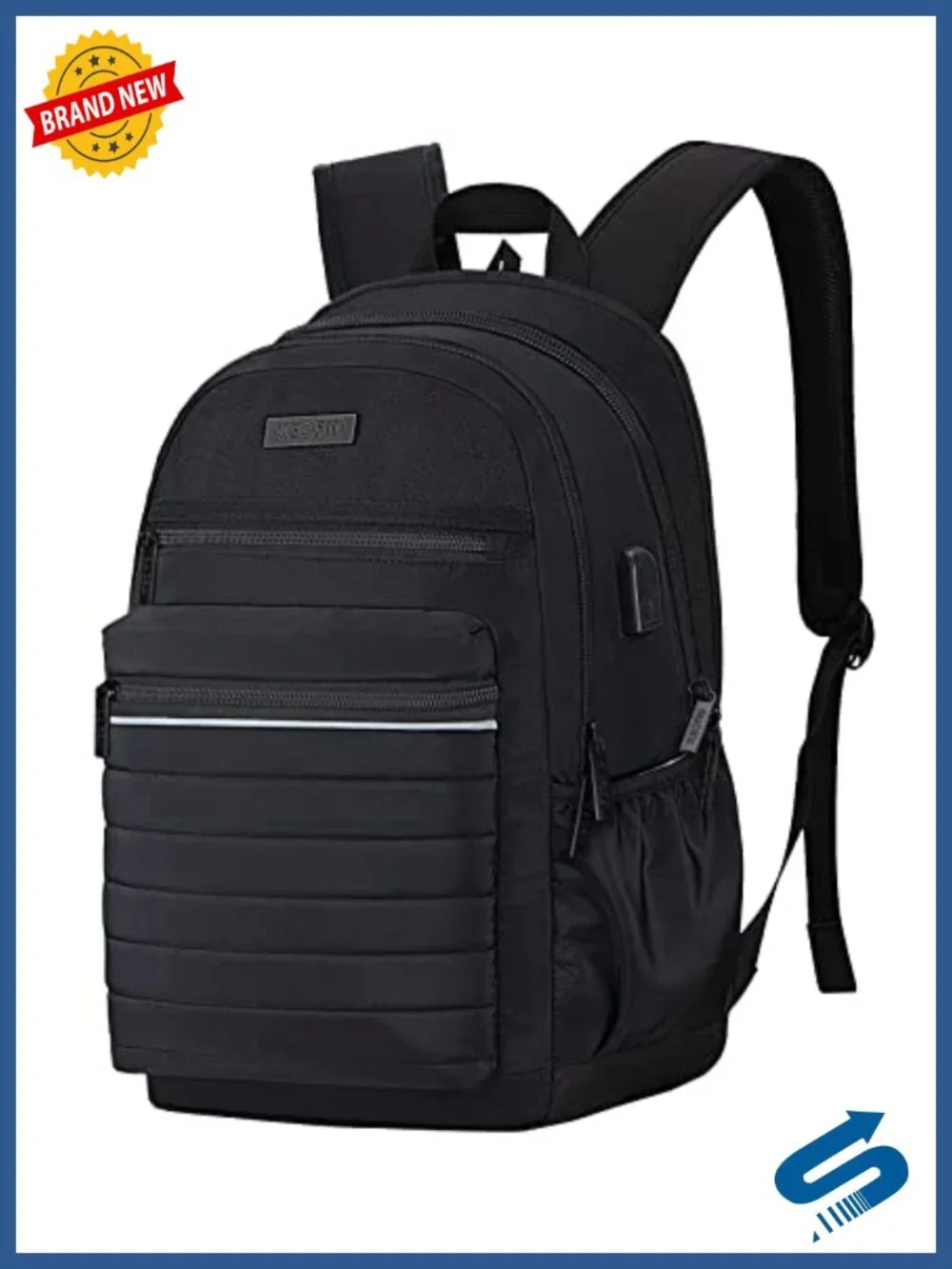 Water Resistant Laptop Backpack for Women, 15.6 Inch Anti-Theft Travel Work Bag